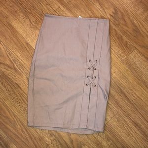 Taupe skirt